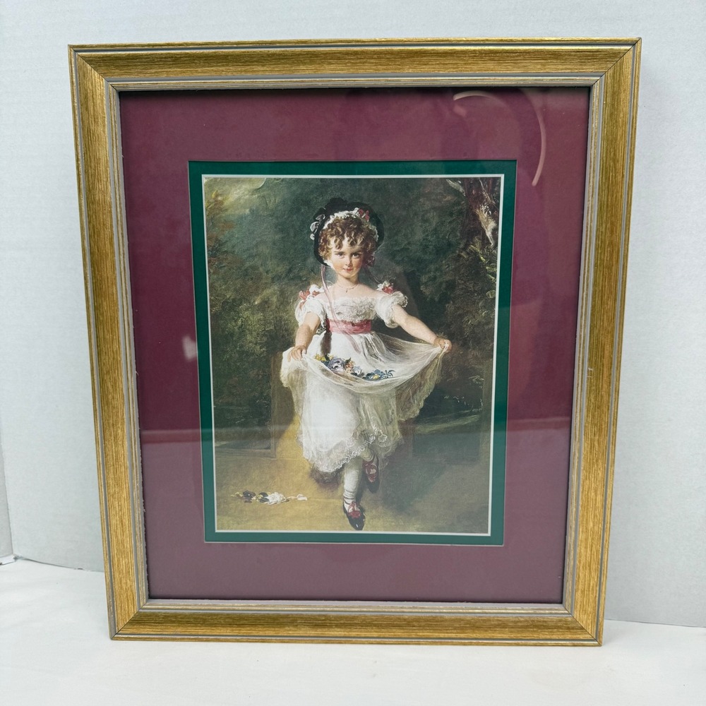 House of Lloyd Childs Portrait Framed Art Print Gold Frame Vintage Decor 291542